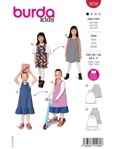Patron de robe - Burda 9238