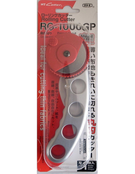 Cutter circulaire avec poignée en métal NT Cutter 45 mm
