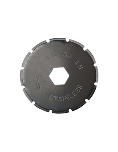 2 lames de rechange perforation pour cutter rétractable NT Cutter 28 mm