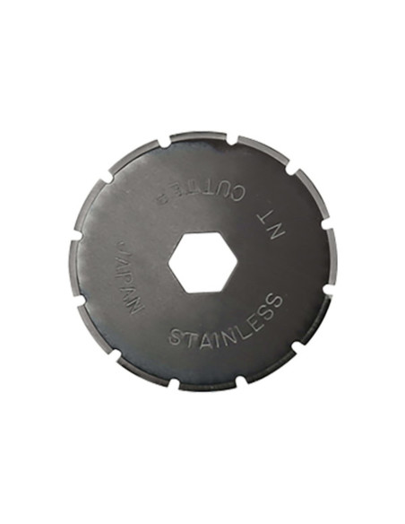 2 lames de rechange perforation pour cutter rétractable NT Cutter 28 mm
