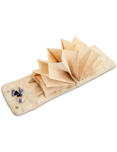 Trousse pour aiguilles à tricoter circulaires Bluebells