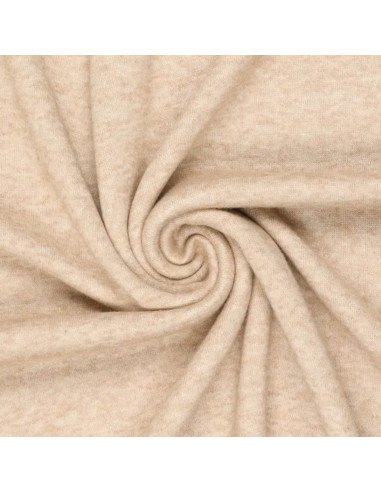 Tissu maille angora - Naturel