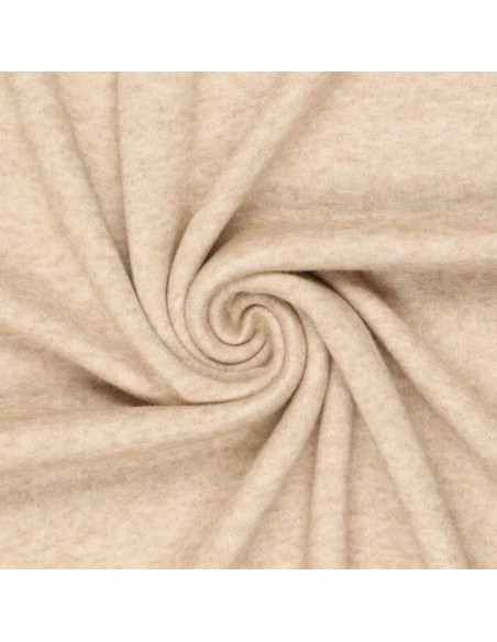 Tissu maille angora - Naturel