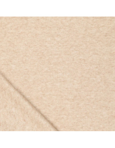 Tissu maille angora - Naturel
