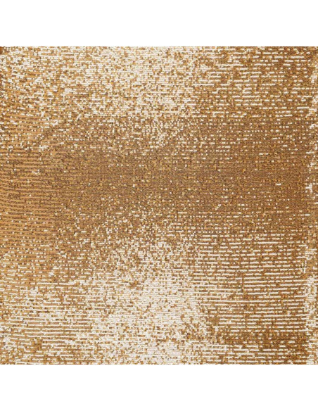 Tissu stretch sequins - Doré