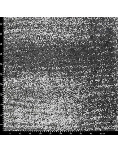 Tissu stretch sequins - Gris foncé