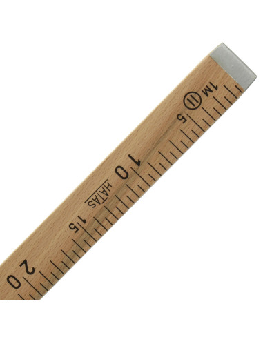 Règle mètre bois de couturier