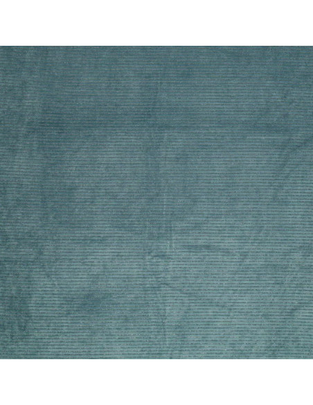 Tissu velours rayé lurex - Gris bleu