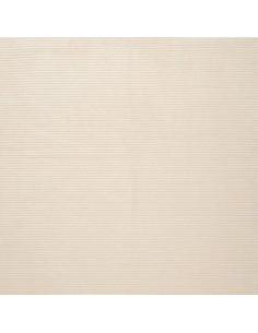 Tissu velours rayé lurex - Blanc cassé 2