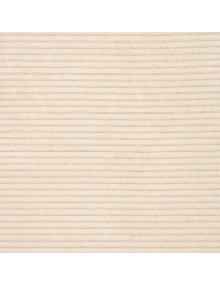Tissu velours rayé lurex - Blanc cassé