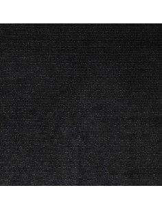 Tissu velours rayé lurex - Noir 2