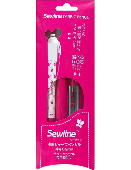 Crayon craie porte-mines extra-fin Sewline - Gris foncé