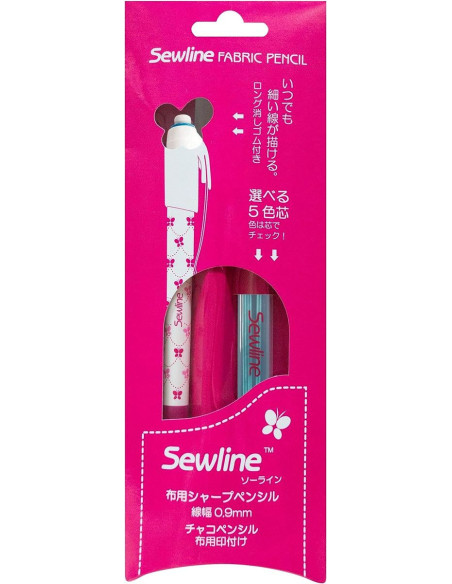 Crayon craie porte-mines extra-fin Sewline - Bleu