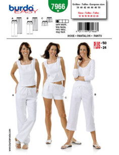 Patron de pantalon - Burda 7966