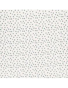 Tissu popeline de coton fantaisie - Étoile bleu 2