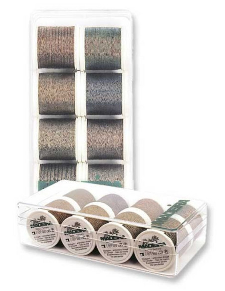 Mini boite de fils à broder Metallic Soft Madeira