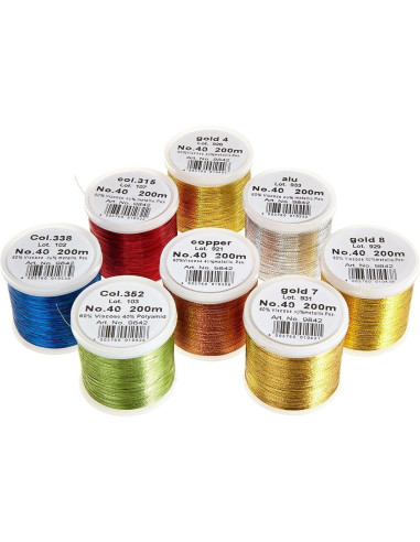 Mini boite de fils à broder Metallic Classic Madeira