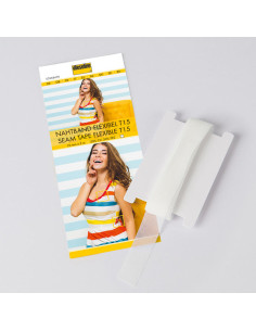 Support droit fil extensible Vlieseline - Blanc