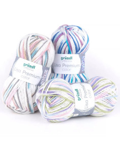Fil à tricoter Lisa Premium color Gründl