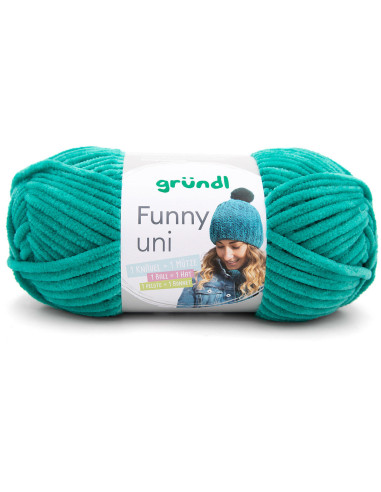 Fil chenille Funny uni Gründl