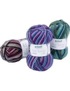 Laine à chaussettes Hot Socks color Gründl