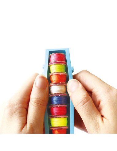 Organisateur de canettes clipsable - Bleu