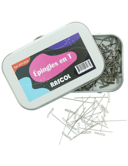 Boite de 150 épingles pour tricot en T Rascol