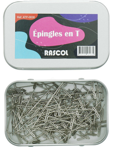 Boite de 150 épingles pour tricot en T Rascol