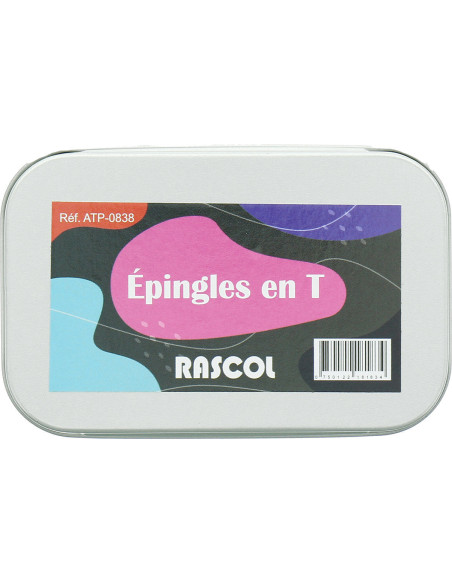 Boite de 150 épingles pour tricot en T Rascol