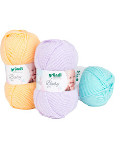 Fil layette Baby uni Gründl