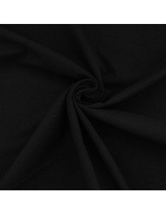 Tissu flanelle - Noir