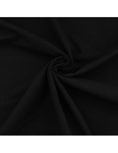 Tissu flanelle - Noir