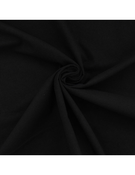 Tissu flanelle - Noir