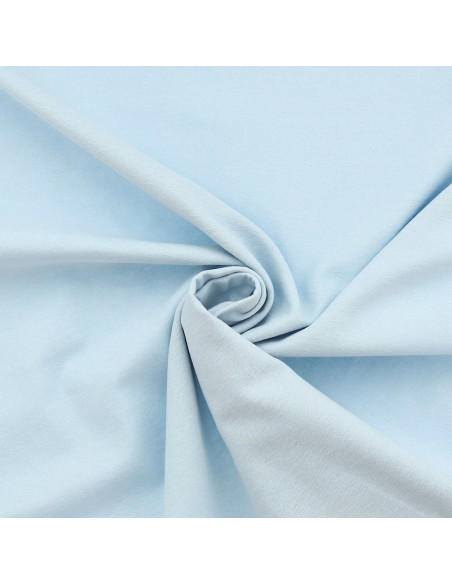 Tissu flanelle - Bleu layette