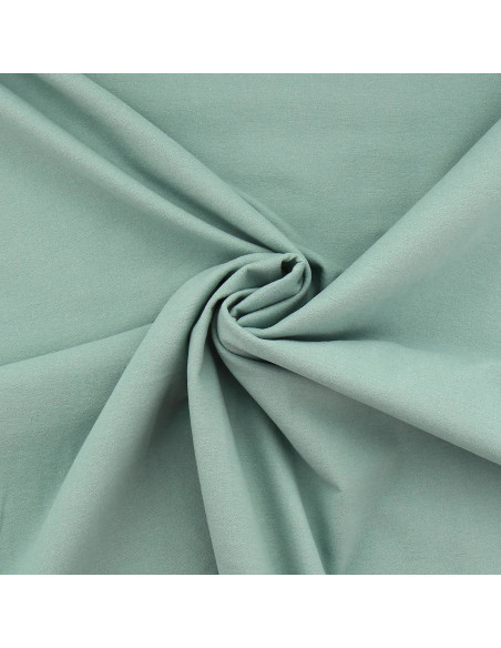 Tissu flanelle - Vert de gris