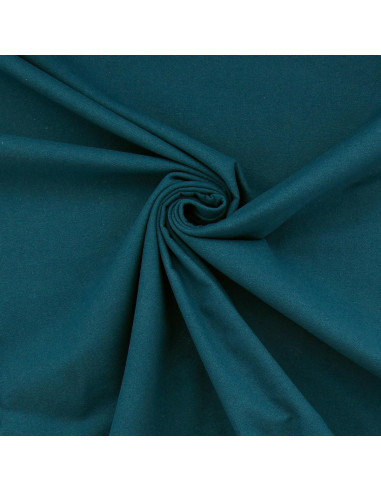 Tissu flanelle - Bleu pétrole