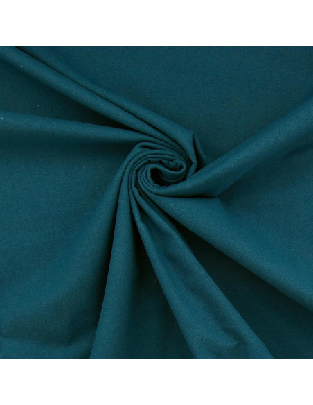 Tissu flanelle - Bleu pétrole