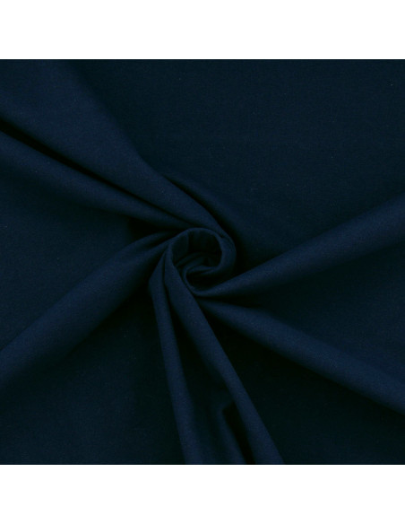 Tissu flanelle - Bleu marine