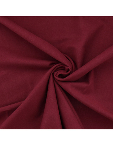 Tissu flanelle - Bordeaux