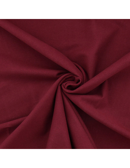 Tissu flanelle - Bordeaux