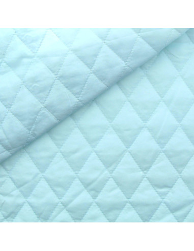 Doublure matelassée - Bleu layette