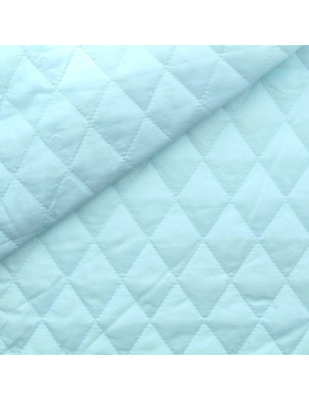 Doublure matelassée - Bleu layette