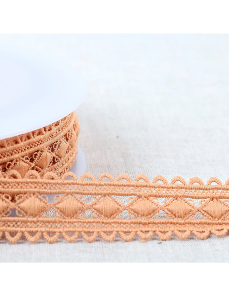 Guipure losange - Blush