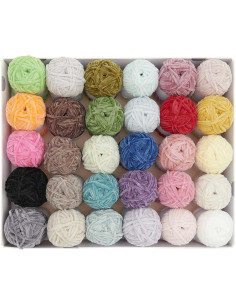 Coffret 30 pelotes de fil Ricorumi Nilli Nilli 2