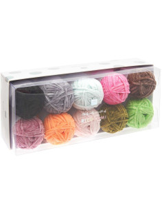Coffret 10 pelotes de fil Ricorumi Nilli Nilli Fashion