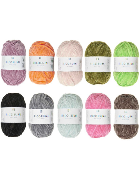 Coffret 10 pelotes de fil Ricorumi Nilli Nilli Fashion