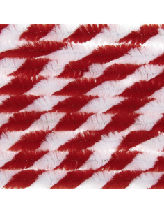 Fils chenilles - Mixte rouge et blanc 2