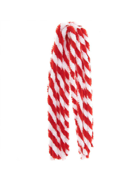 Fils chenilles - Mixte rouge et blanc