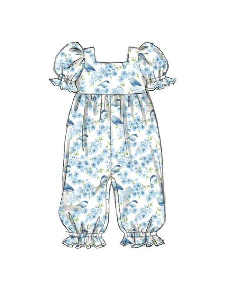 Patron de barboteuse - Butterick 6950