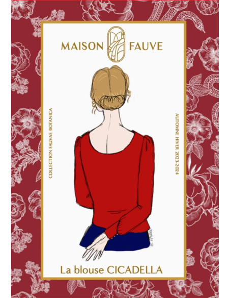Patron de blouse Cicadella - Maison Fauve